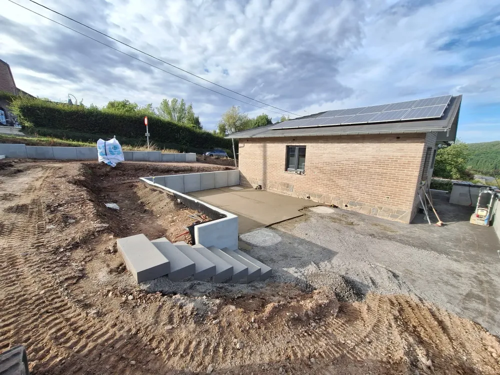 Chantier Harzé aménagement complet (4webp