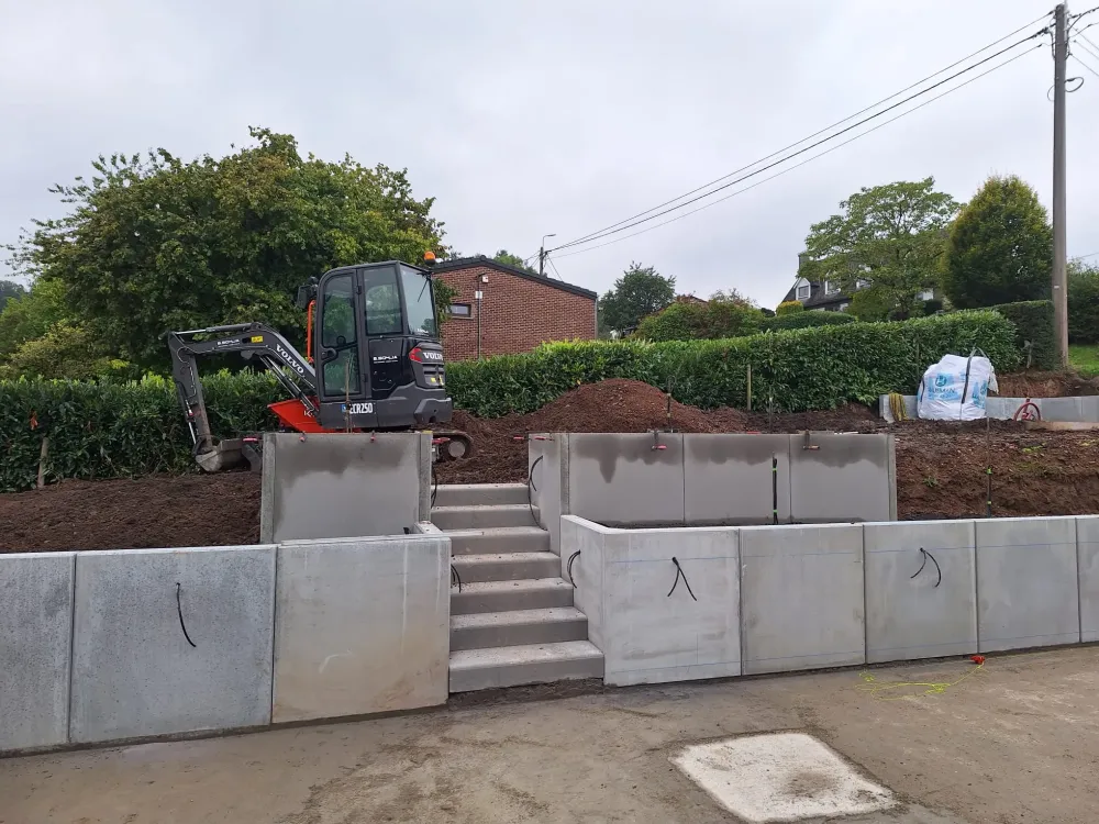 Chantier Harzé aménagement complet (50webp