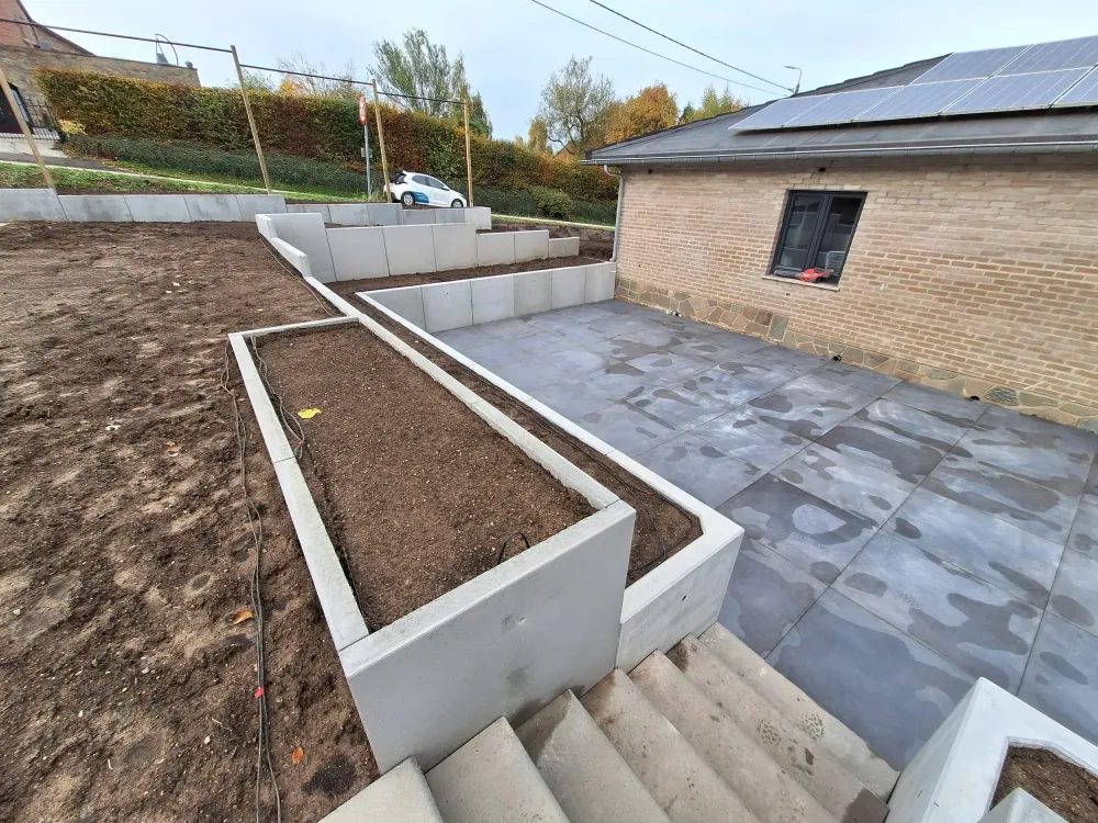 Chantier Harzé aménagement complet (75webp